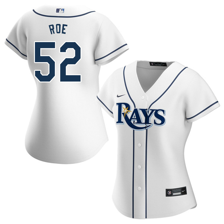 Nike Women #52 Chaz Roe Tampa Bay Rays Baseball Jerseys Sale-White